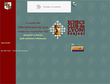 Tablet Screenshot of lyon-echecs.perso.libertysurf.fr