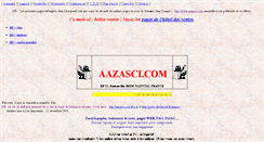 Desktop Screenshot of aazasci.perso.libertysurf.fr