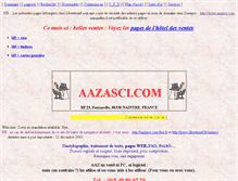 Tablet Screenshot of aazasci.perso.libertysurf.fr