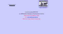 Desktop Screenshot of hippotese.perso.libertysurf.fr