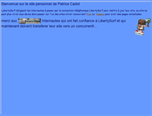 Tablet Screenshot of patcad.perso.libertysurf.fr