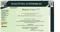 Desktop Screenshot of mascottes.automobiles.perso.libertysurf.fr
