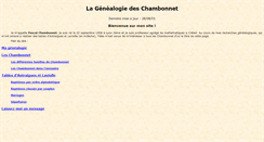 Desktop Screenshot of chambonnet.perso.libertysurf.fr
